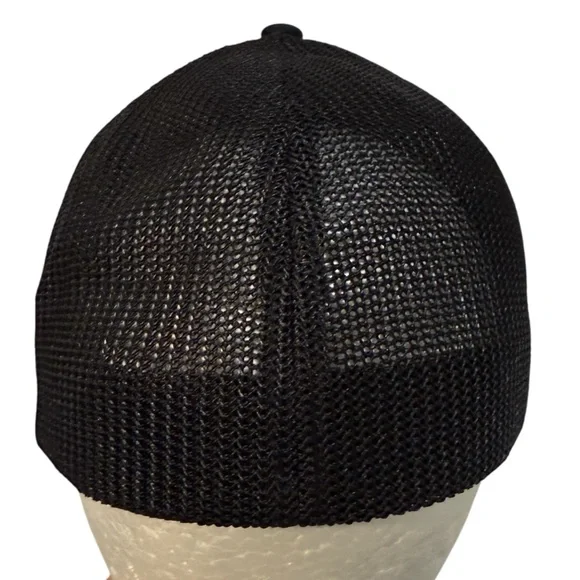 Columbia Black Mesh Tree Flag Hat baseball cap 250th USA America Minimalist - Picture 5 of 10